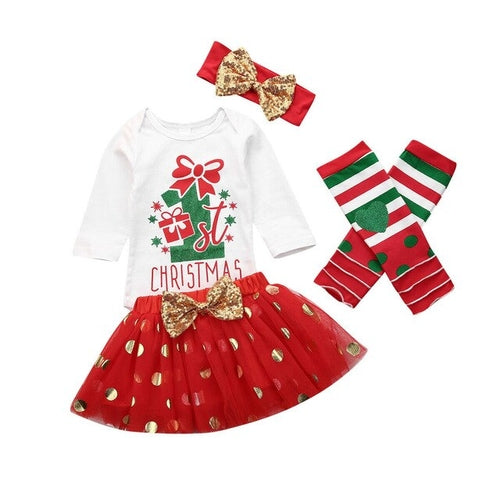 0 18M Christmas Infant Kids Baby Girls Clothes