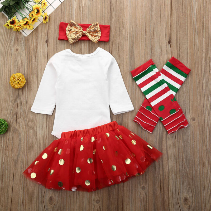 0 18M Christmas Infant Kids Baby Girls Clothes