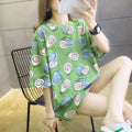 Loose graphic top