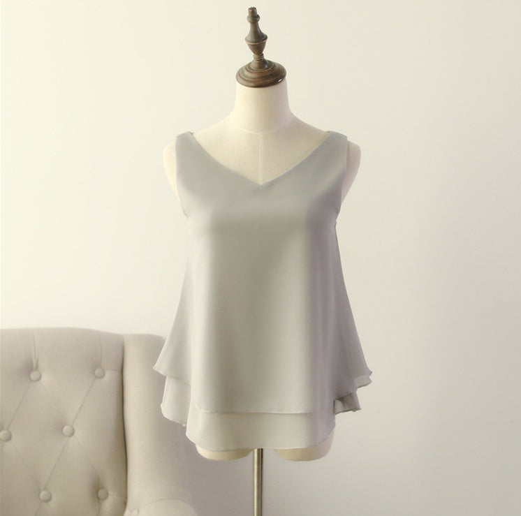 Camisole female chiffon shirt
