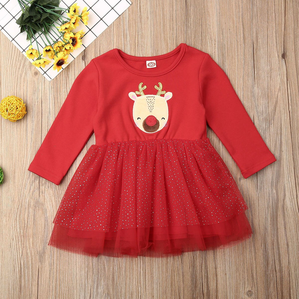 12M 4T Baby Kids Girl Xmas Dress Clothes  Babies