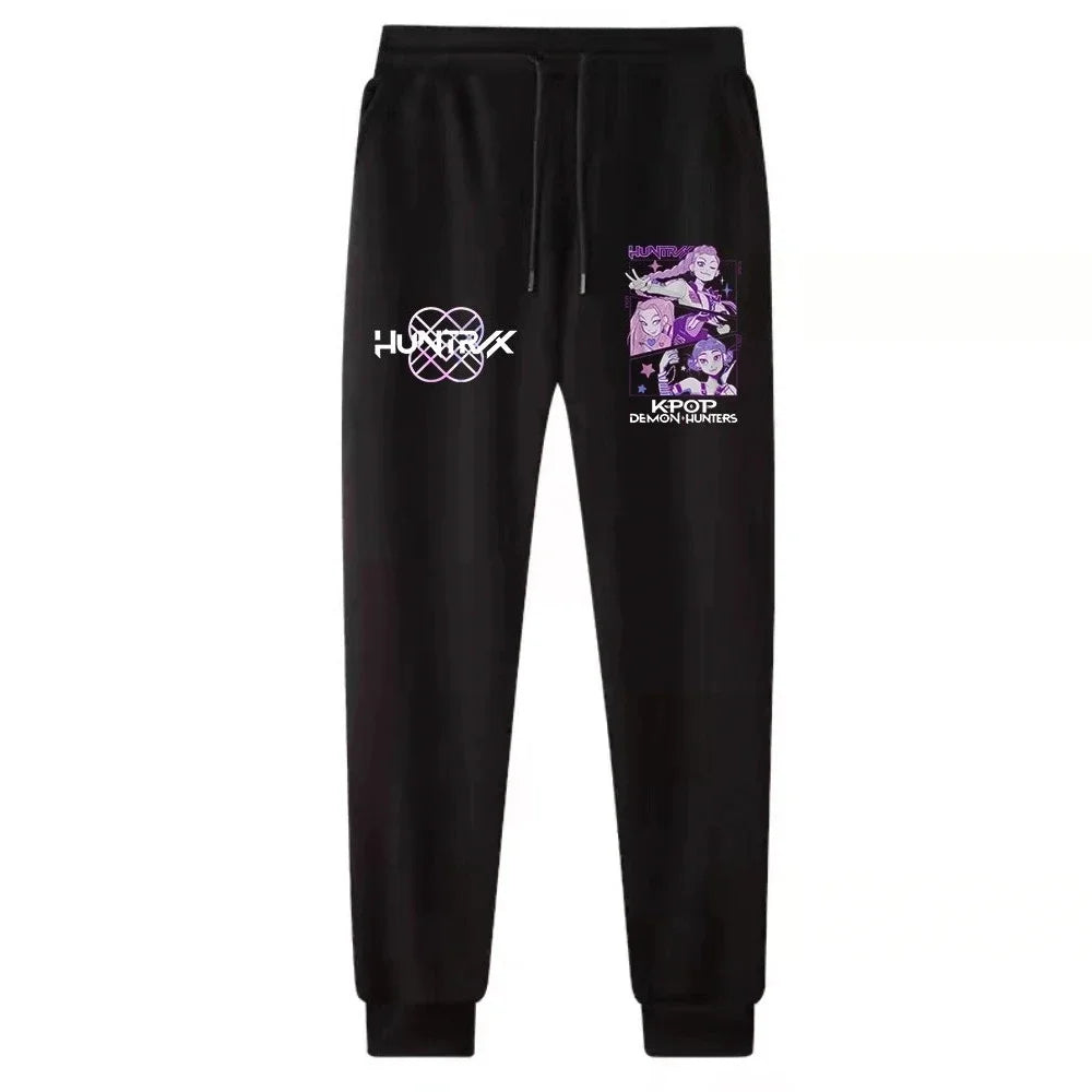 Kpop Demon Hunter Pants Harajuku Streetwear Men Women Jogging Sweatpants Print Running Trousers Sport Oversized Jogger Pants