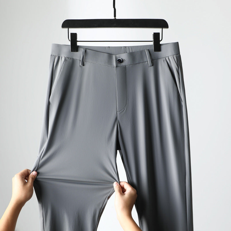 Fashion Tencel Business Casual Pants Men