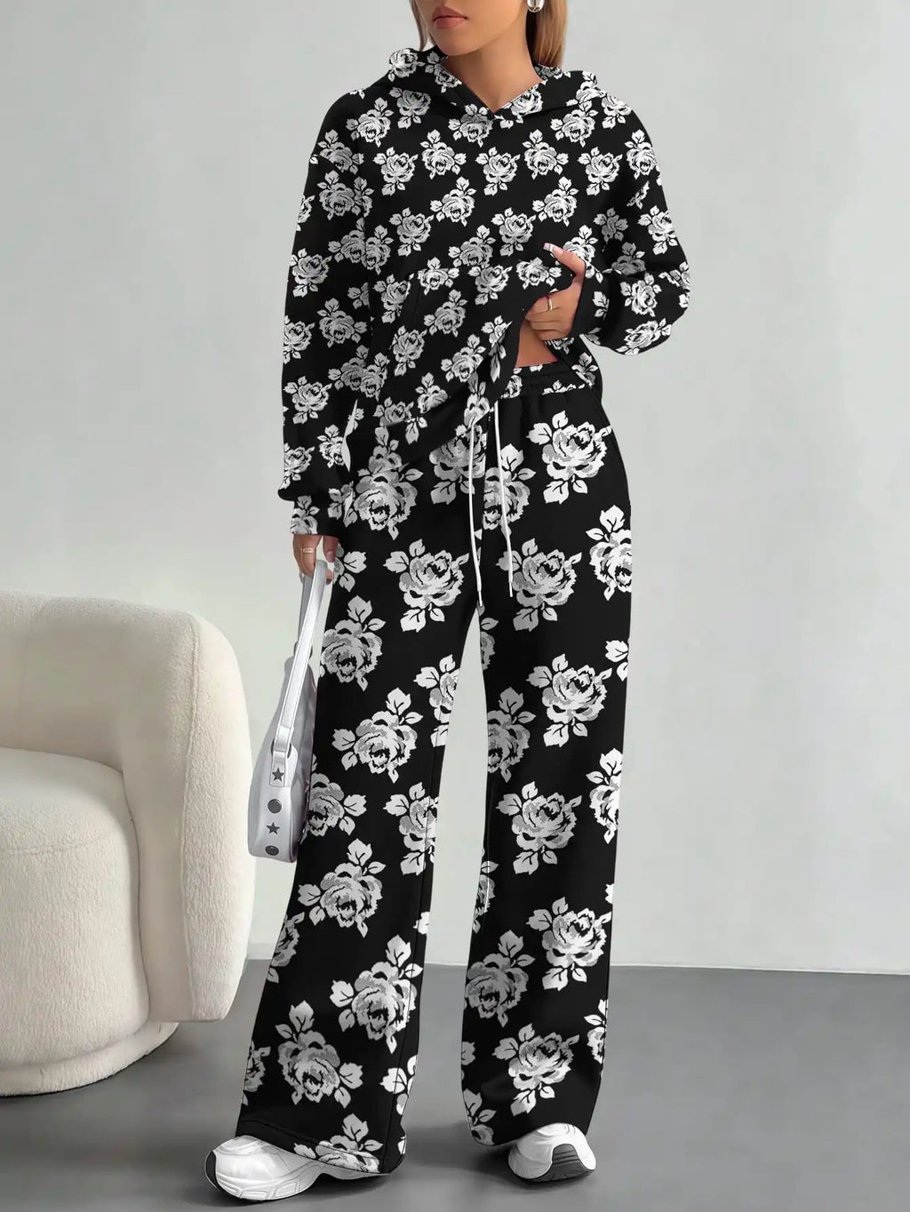 floral pattern new hot style autumn and winter new fashion casual suits