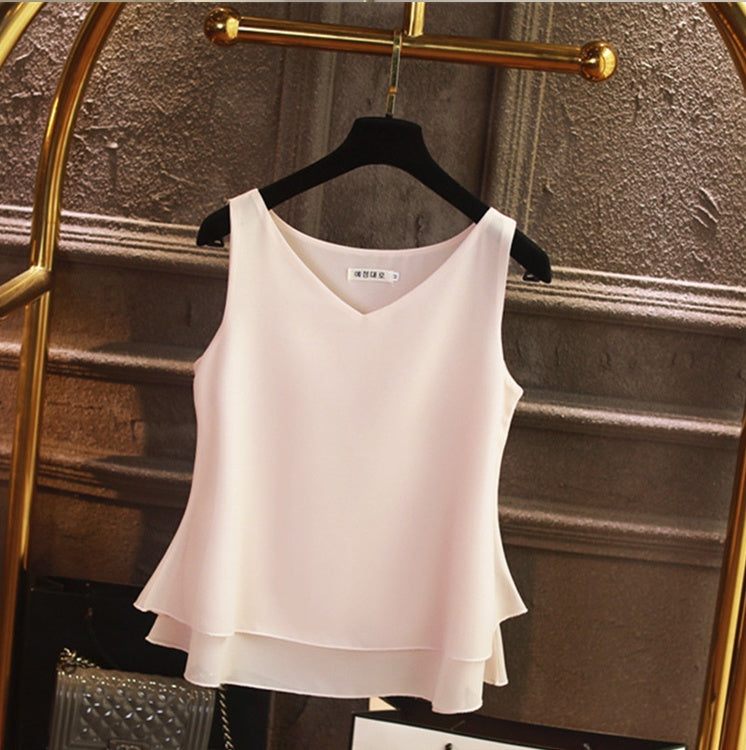 Camisole female chiffon shirt