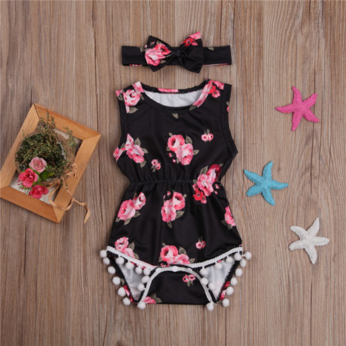 2PCS Infant Kid Cute Baby Girl Clothes