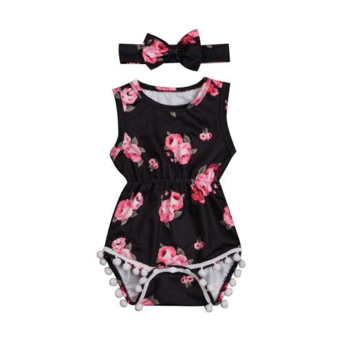 2PCS Infant Kid Cute Baby Girl Clothes