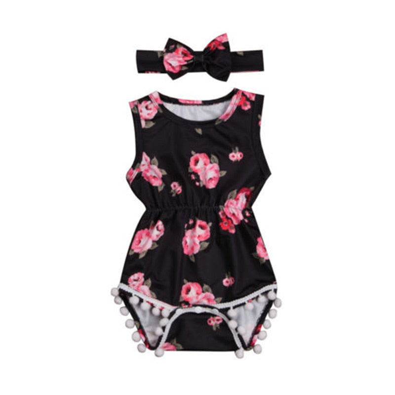 2PCS Infant Kid Cute Baby Girl Clothes