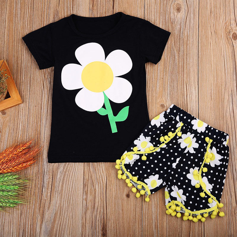 2PCS Set Toddler Kids Girls Clothes