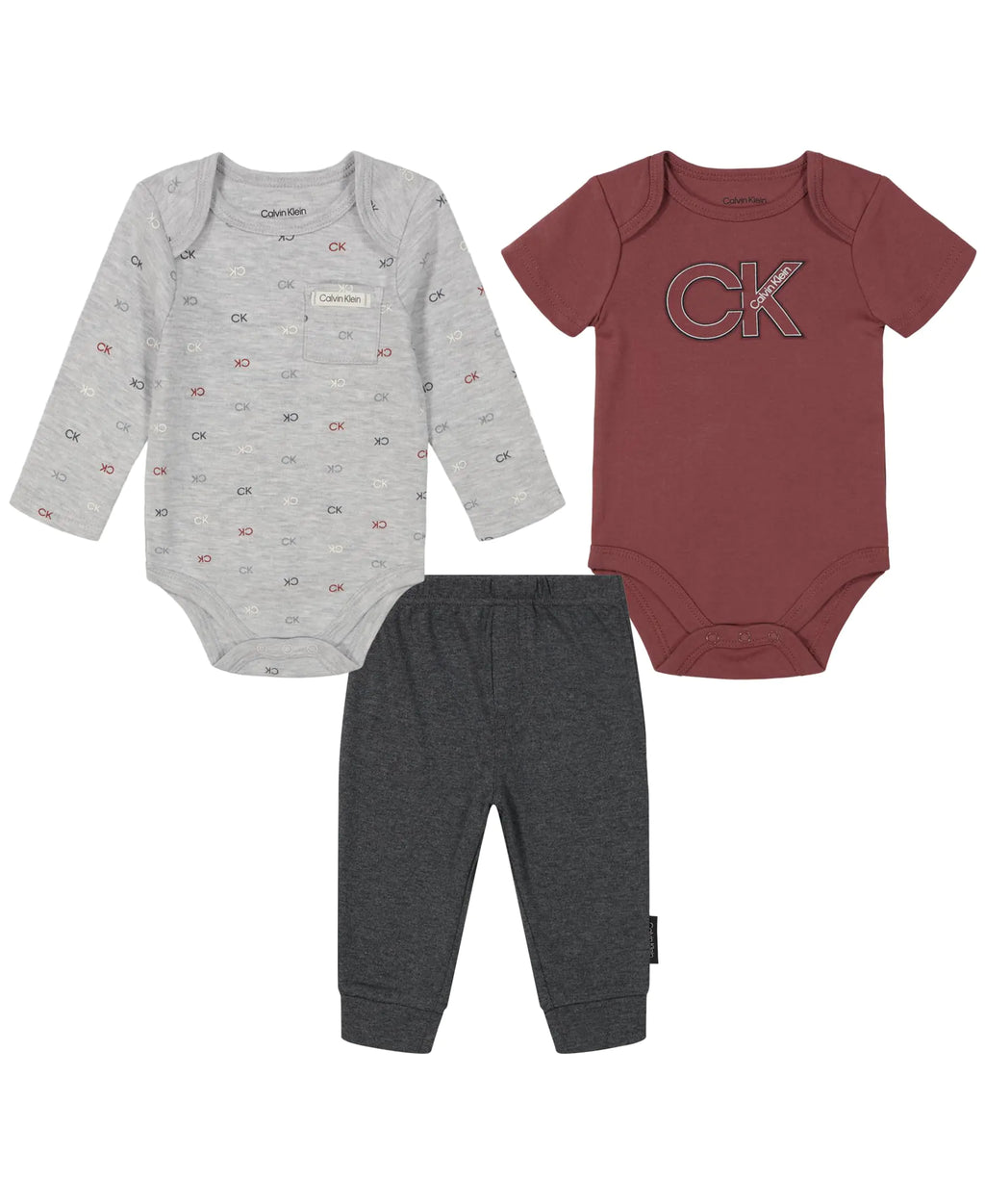 Calvin Klein 3pc Creeper Pant Set