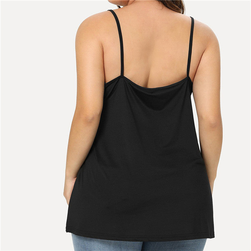 Women's lace stitching camisole