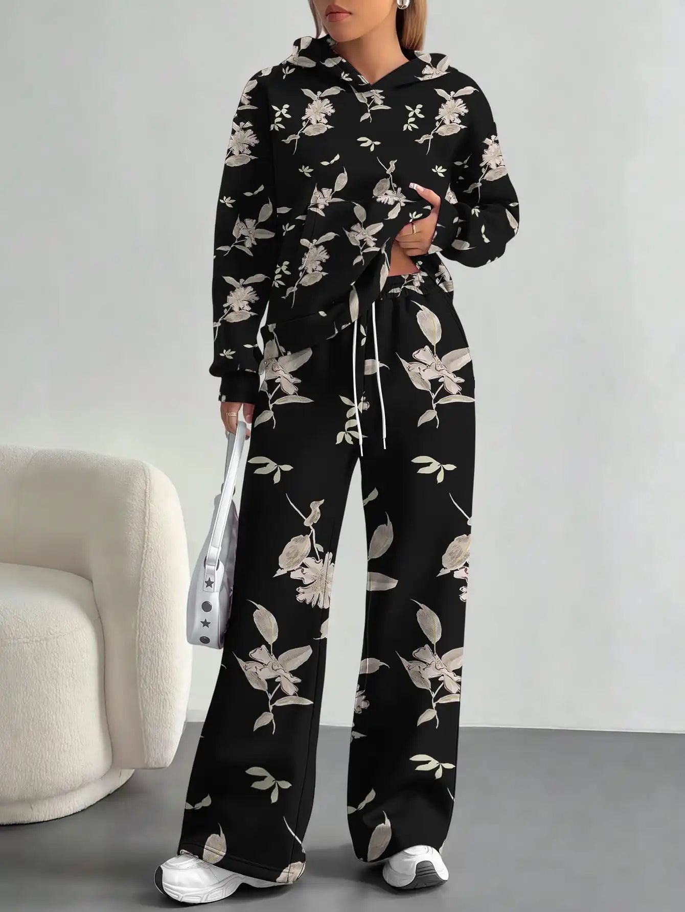 floral pattern new hot style autumn and winter new fashion casual suits