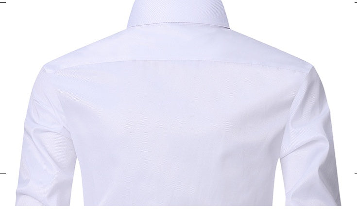 Men's Stretch Shirt Long Sleeve Non-ironing Slim Fit