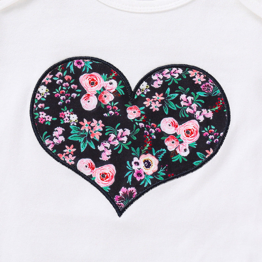 3PCS Autumn Winter Kids Baby Girls Clothes Sets