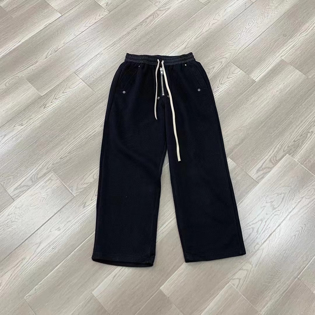Washed Old High Street Men's Straight Mop Sweatpants