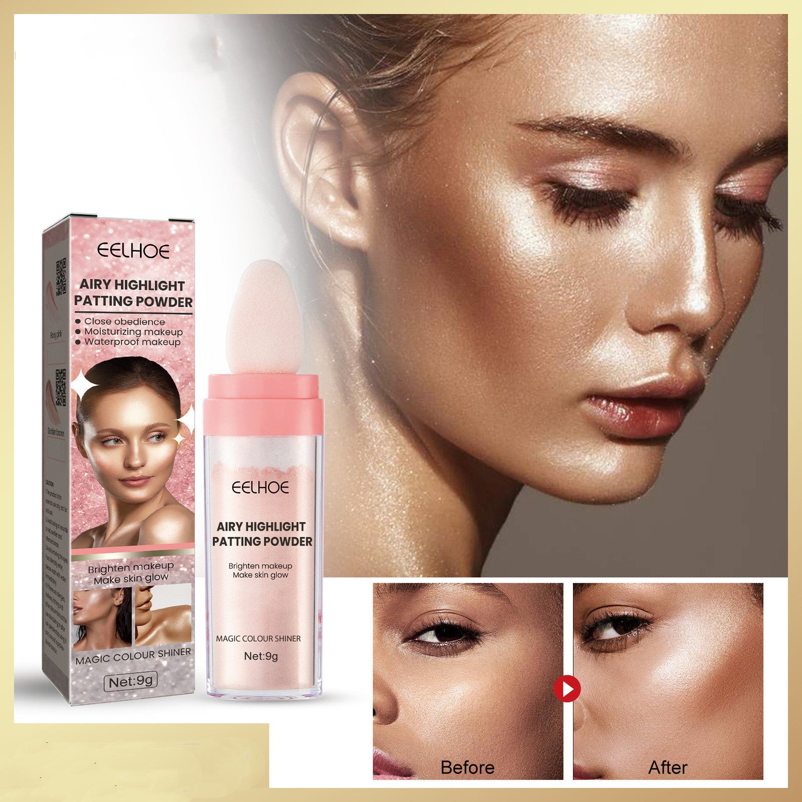 High Light Pat Powder Light High Light Brightening Natural