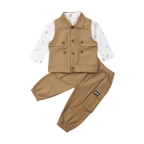 3pcs Toddler Kids Baby Boys Clothes Sets 1 6Y