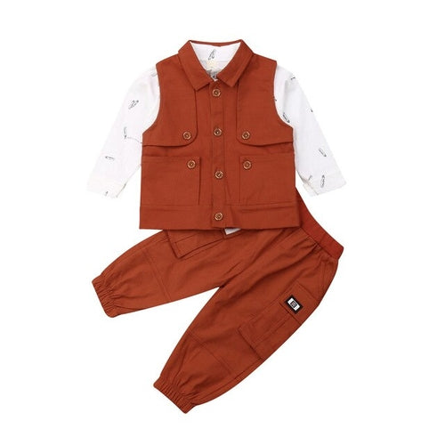 3pcs Toddler Kids Baby Boys Clothes Sets 1 6Y