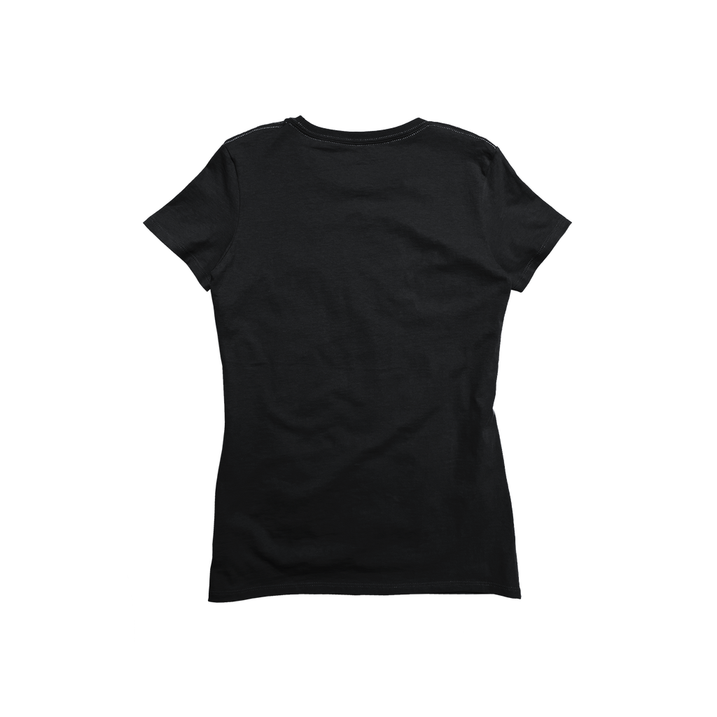 Ladies Premium Cotton Short Sleeve V-Neck Tee