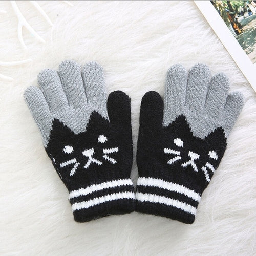 4 8T  Child Kids Winter Warm Thick Gloves Baby