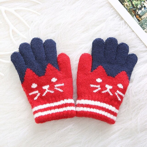 4 8T  Child Kids Winter Warm Thick Gloves Baby