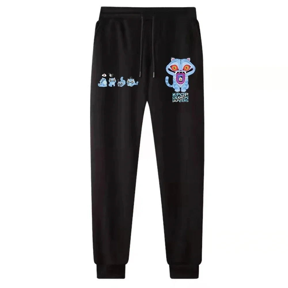 Kpop Demon Hunter Pants Harajuku Streetwear Men Women Jogging Sweatpants Print Running Trousers Sport Oversized Jogger Pants