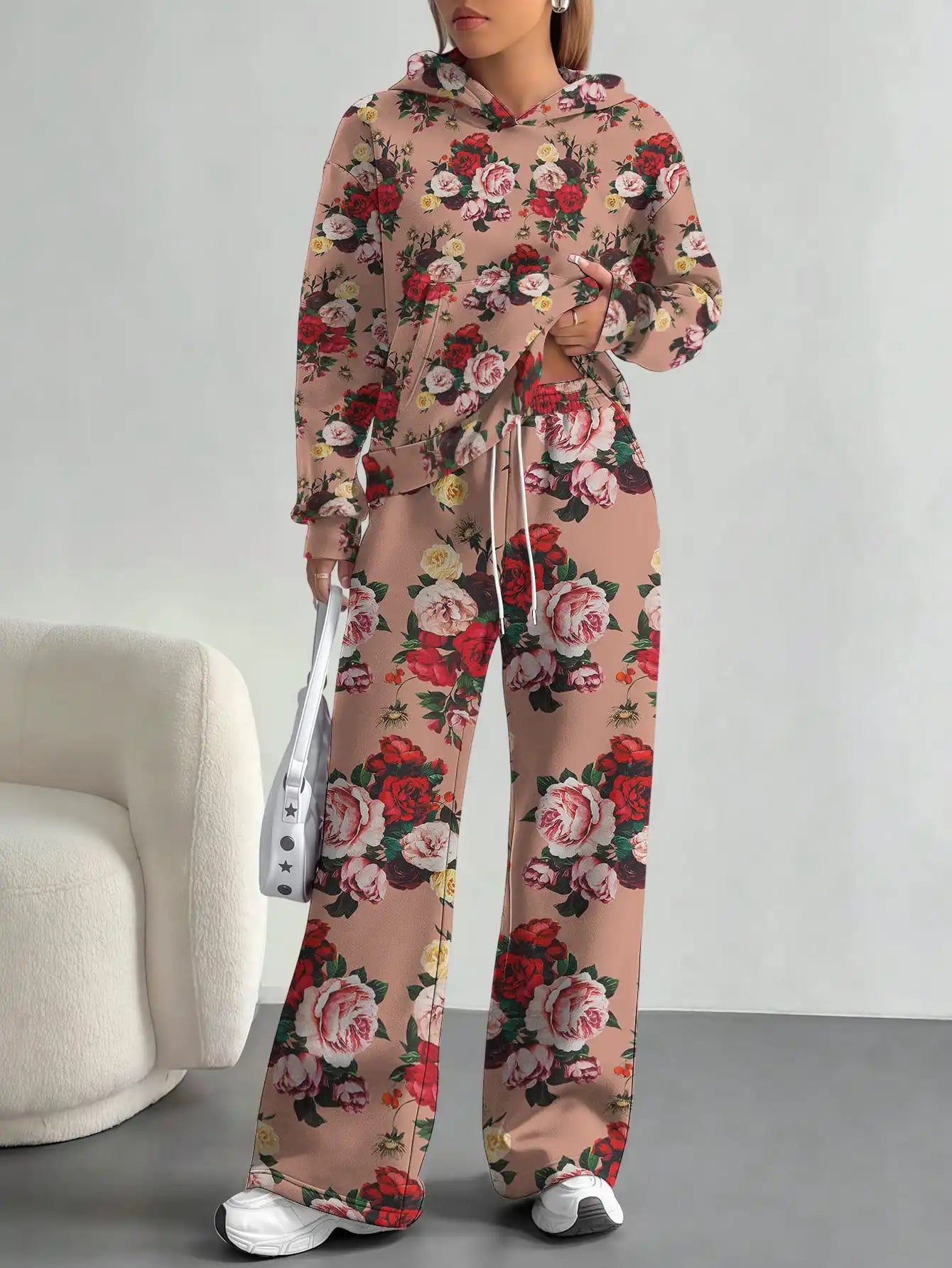 floral pattern new hot style autumn and winter new fashion casual suits