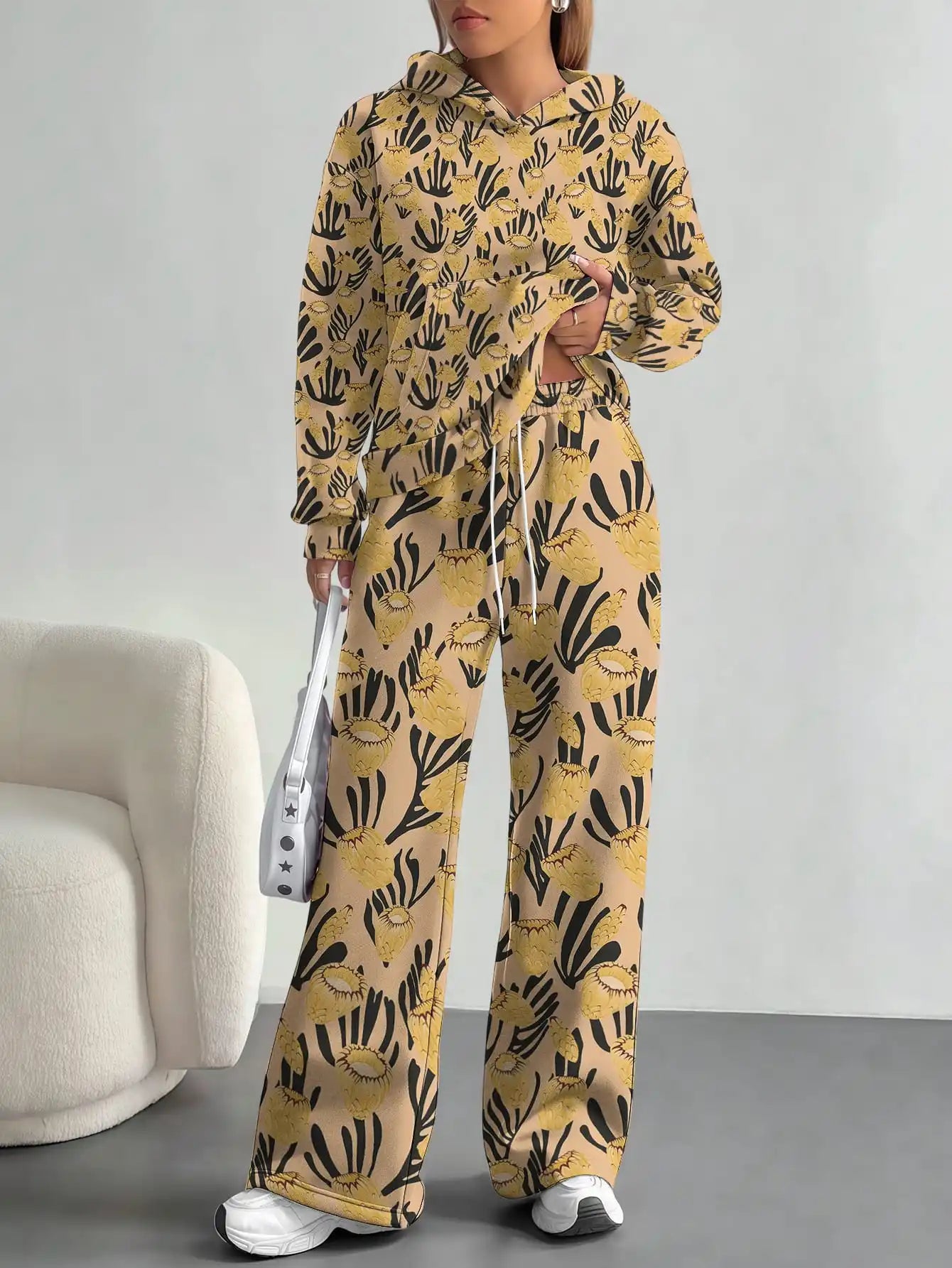 floral pattern new hot style autumn and winter new fashion casual suits