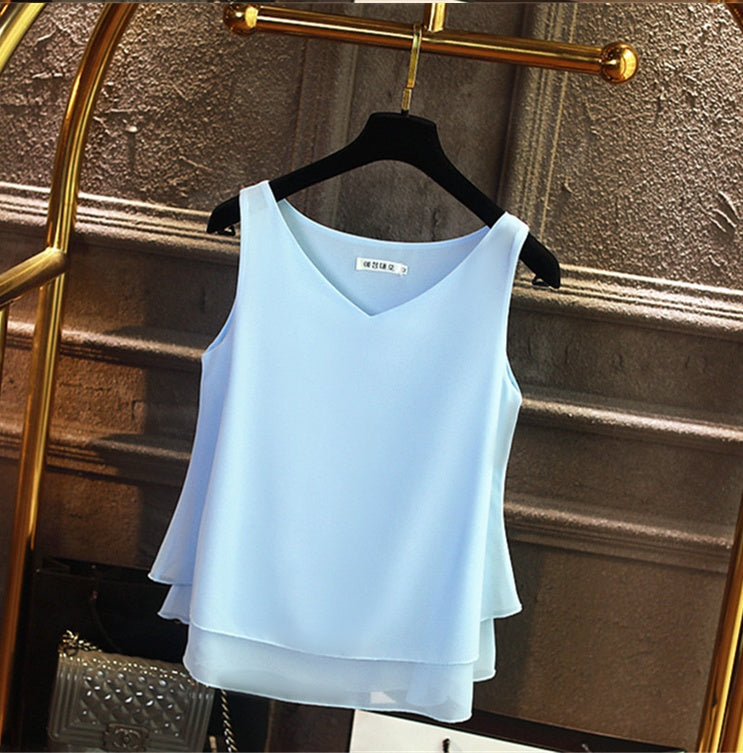 Camisole female chiffon shirt