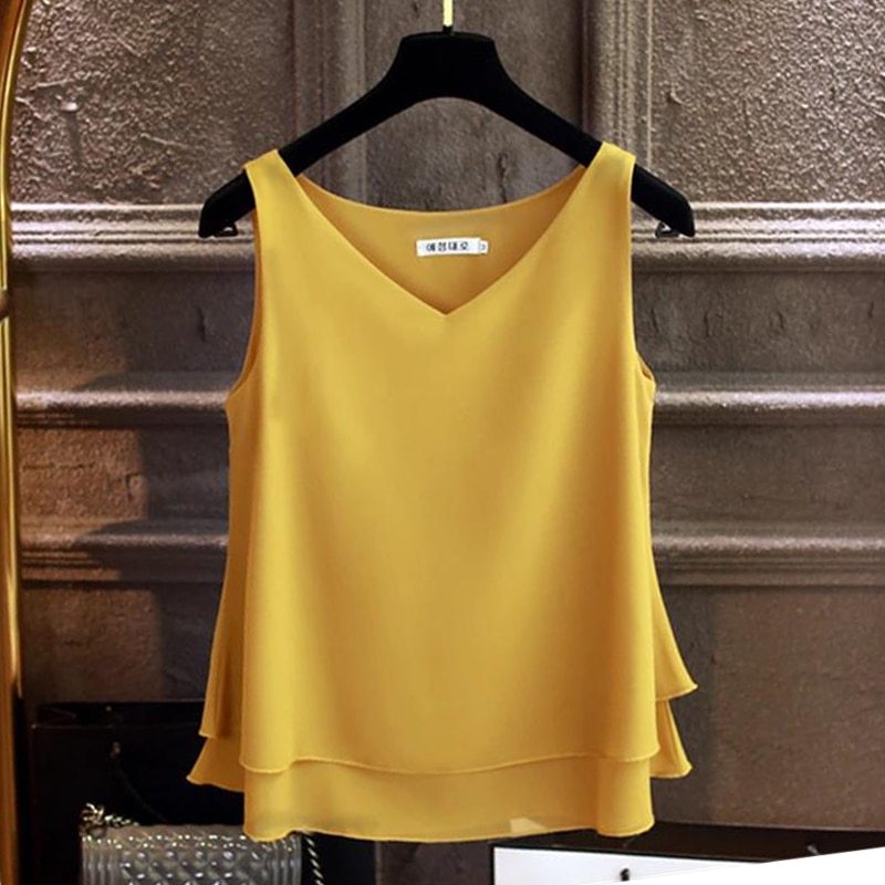 Camisole female chiffon shirt