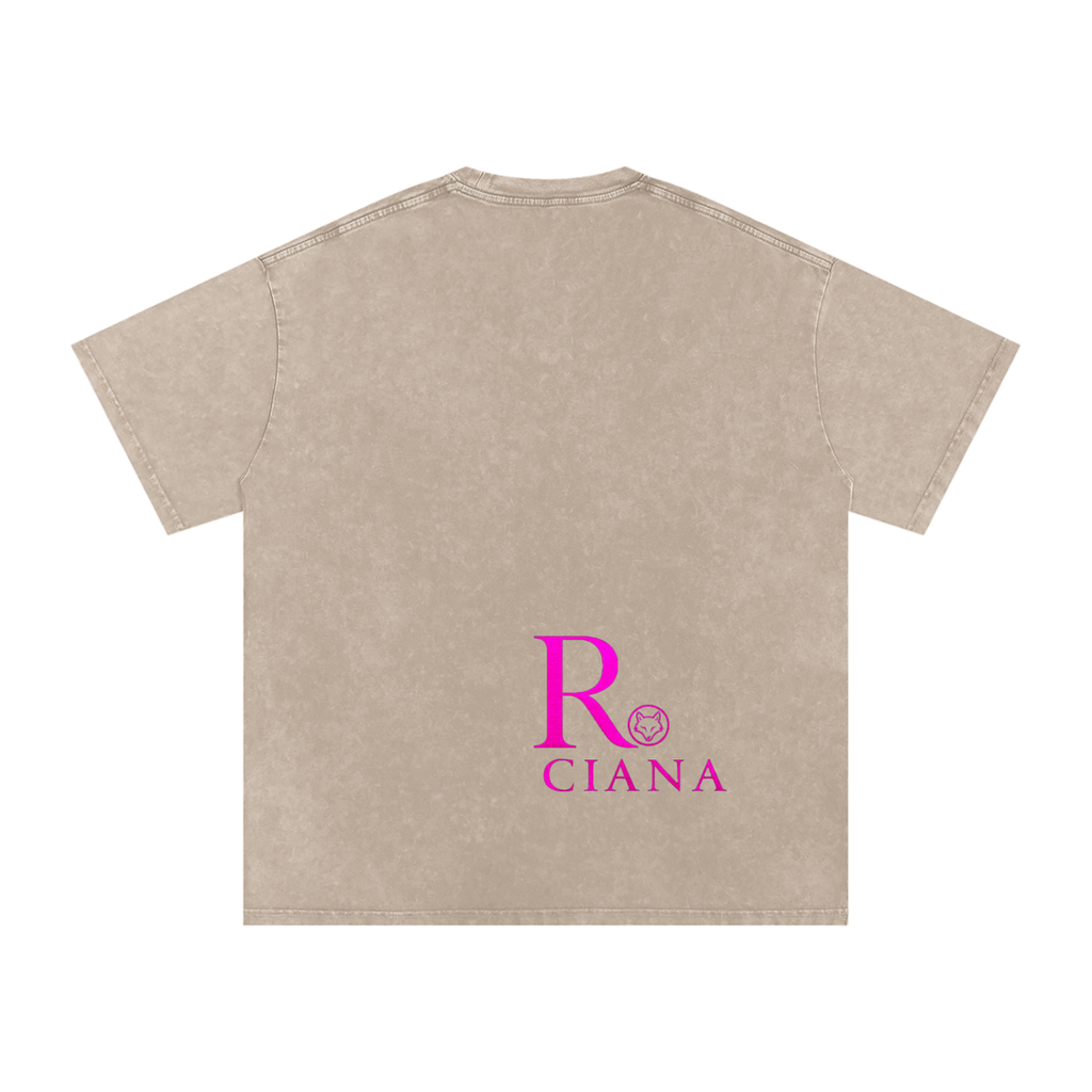 Snow Washed Oversized Cotton T-Shirt Need a break