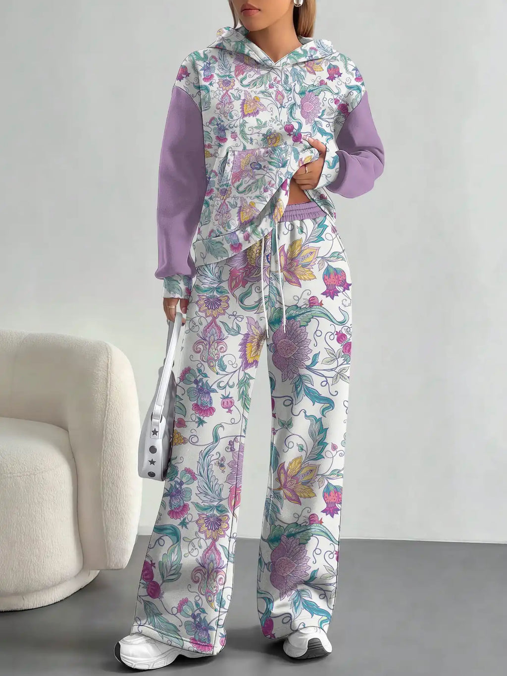 floral pattern new hot style autumn and winter new fashion casual suits