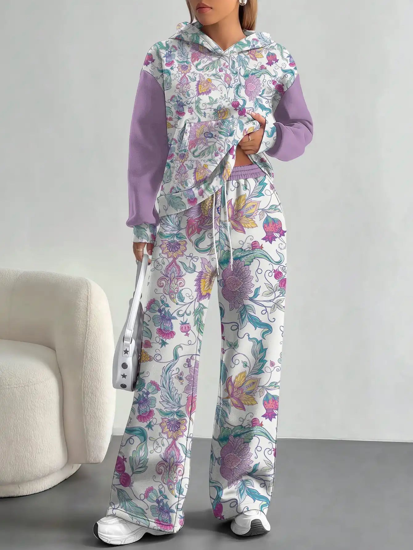 floral pattern new hot style autumn and winter new fashion casual suits