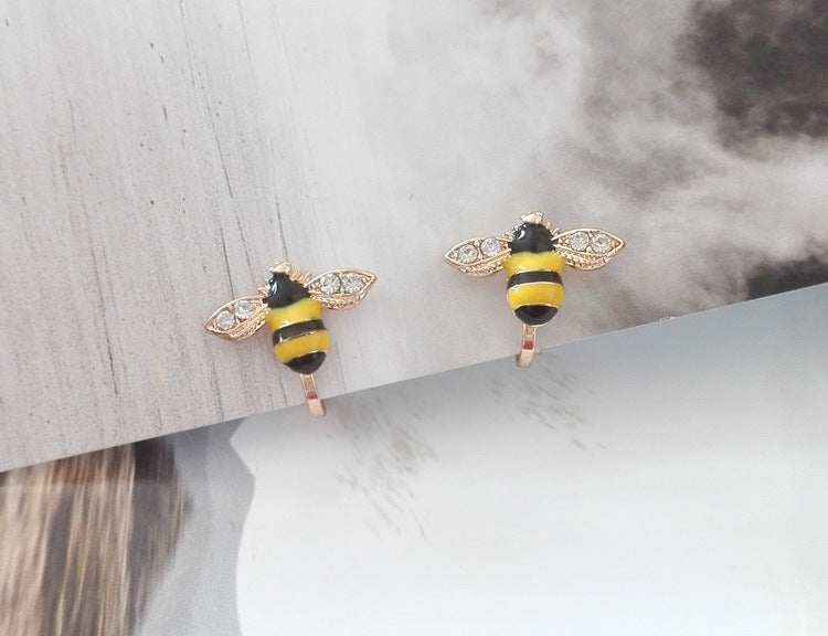 No Pierced Ear Clip Earrings With Diamond Earrings