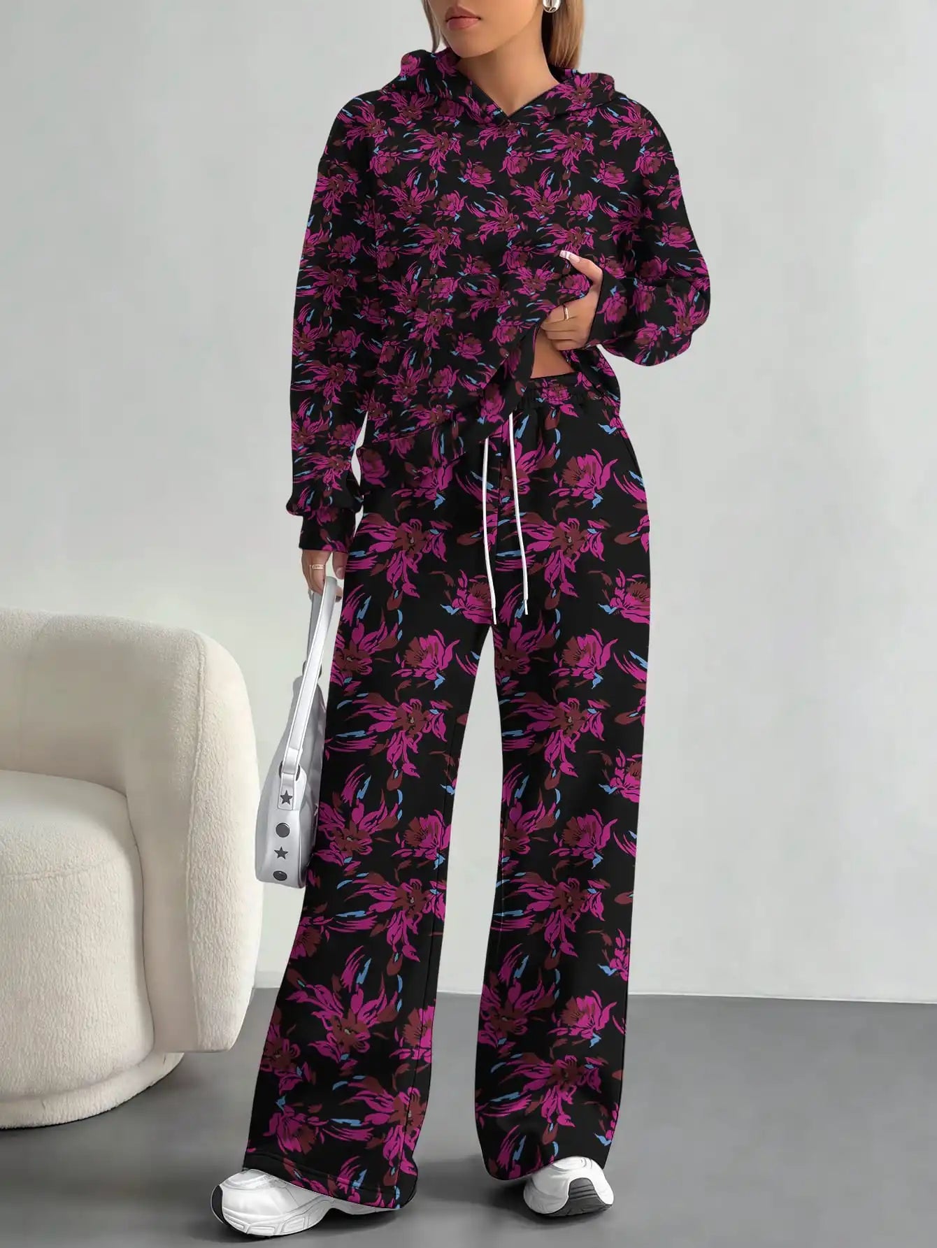 floral pattern new hot style autumn and winter new fashion casual suits