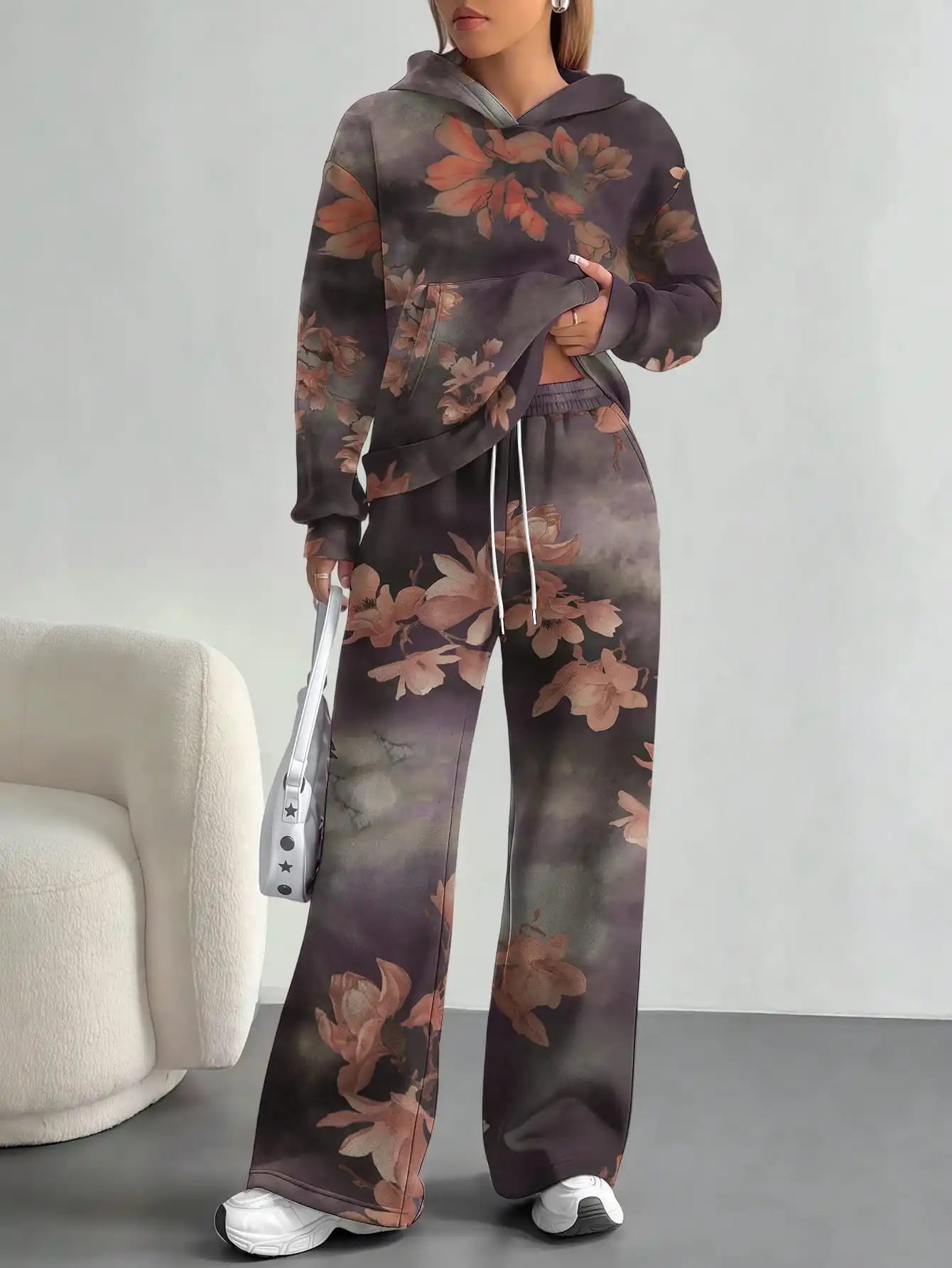 floral pattern new hot style autumn and winter new fashion casual suits
