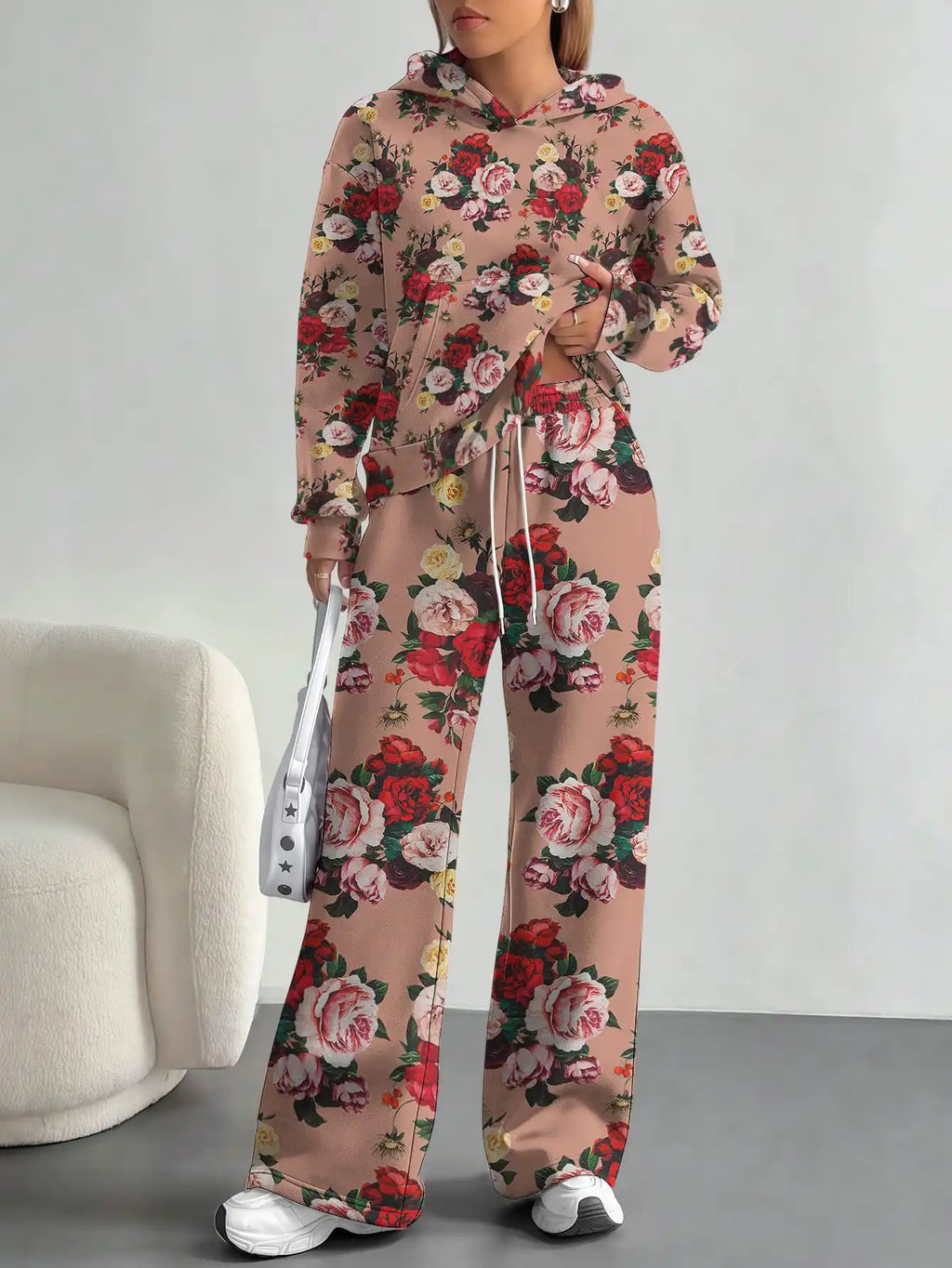 floral pattern new hot style autumn and winter new fashion casual suits