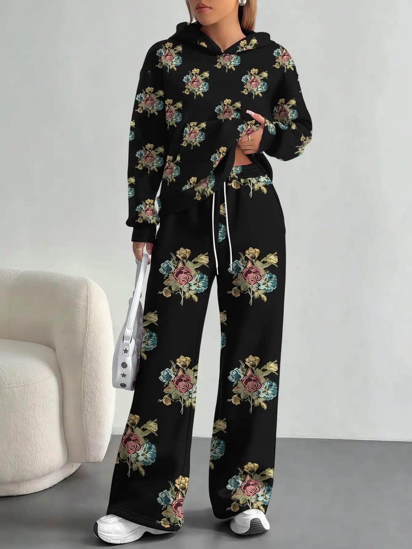 floral pattern new hot style autumn and winter new fashion casual suits