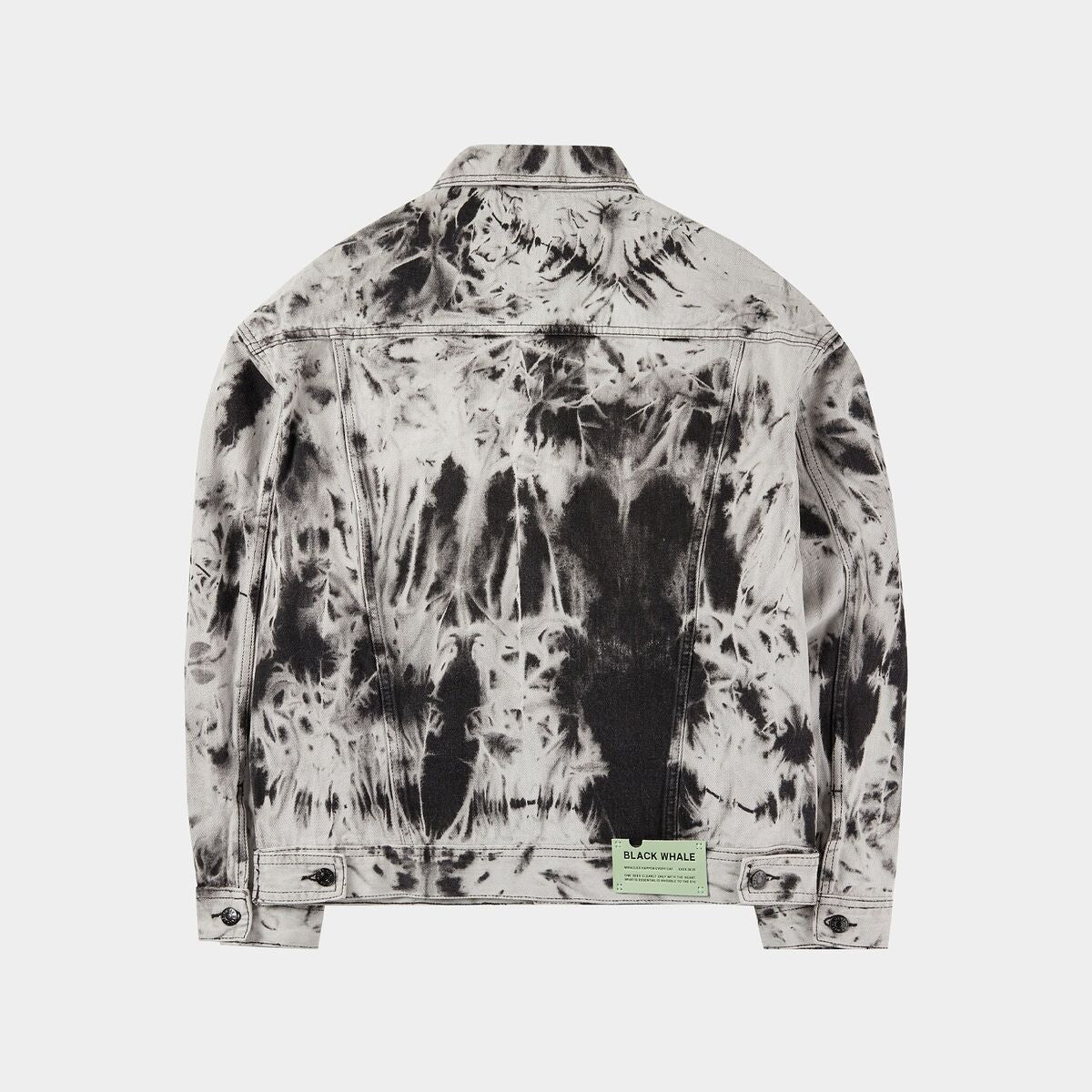 Tie Dye Washed Denim Jacket