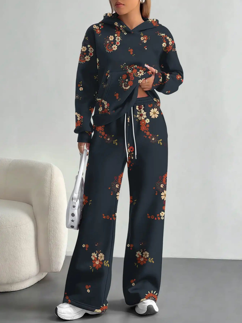 floral pattern new hot style autumn and winter new fashion casual suits