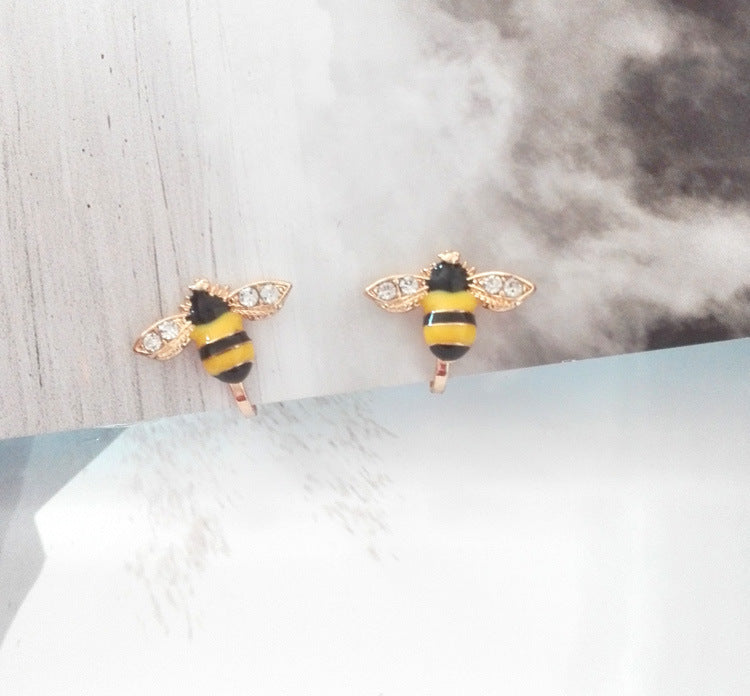 No Pierced Ear Clip Earrings With Diamond Earrings