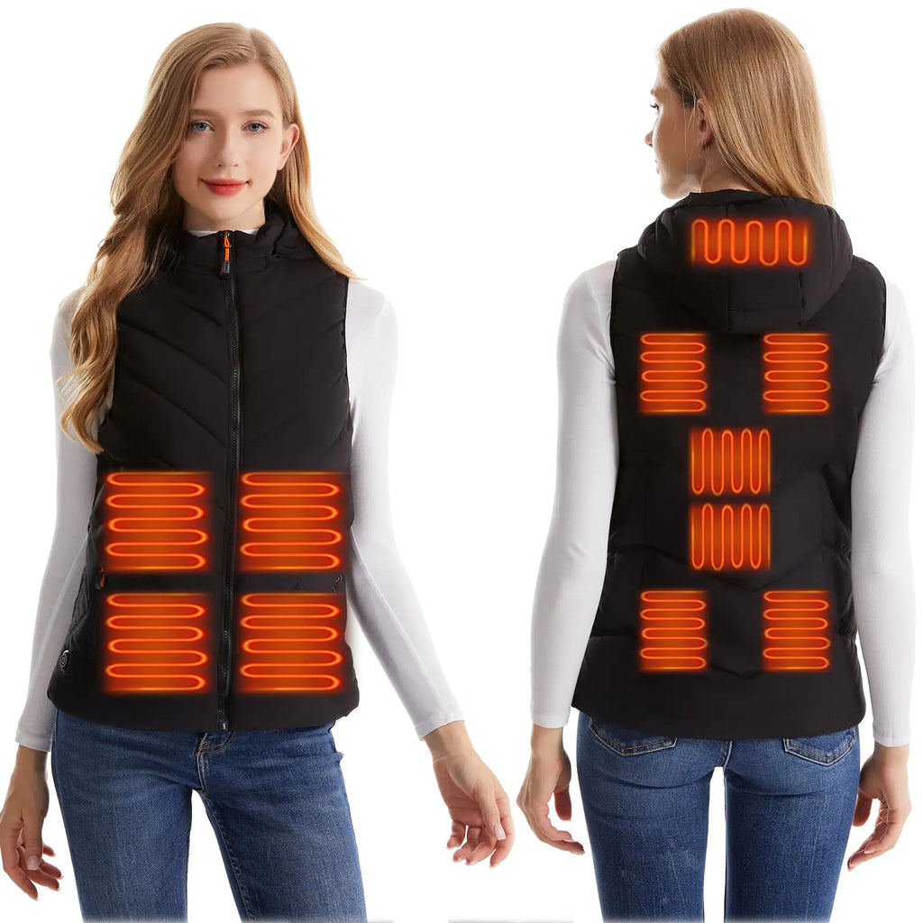 ALTWEIWEN Womens Heated Vest with Battery Heated Body Warmer Winter Outdoor Heating Jackets for Women