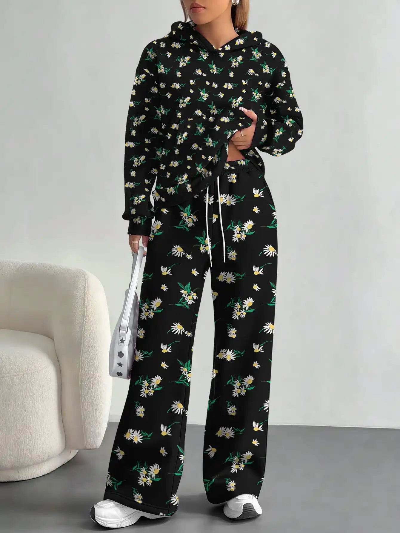 floral pattern new hot style autumn and winter new fashion casual suits