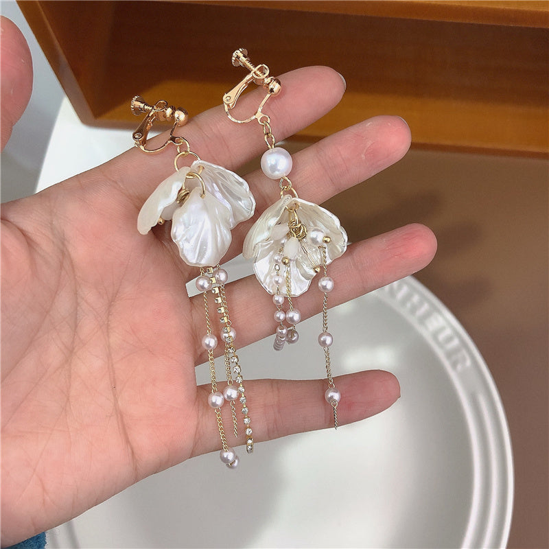 Retro Temperament Earrings Ear Clip Tide