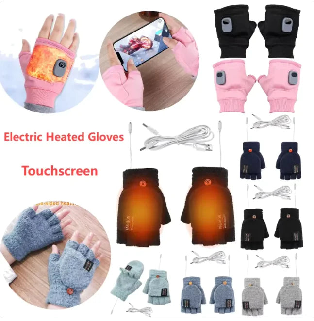 USB Heated Winter Gloves