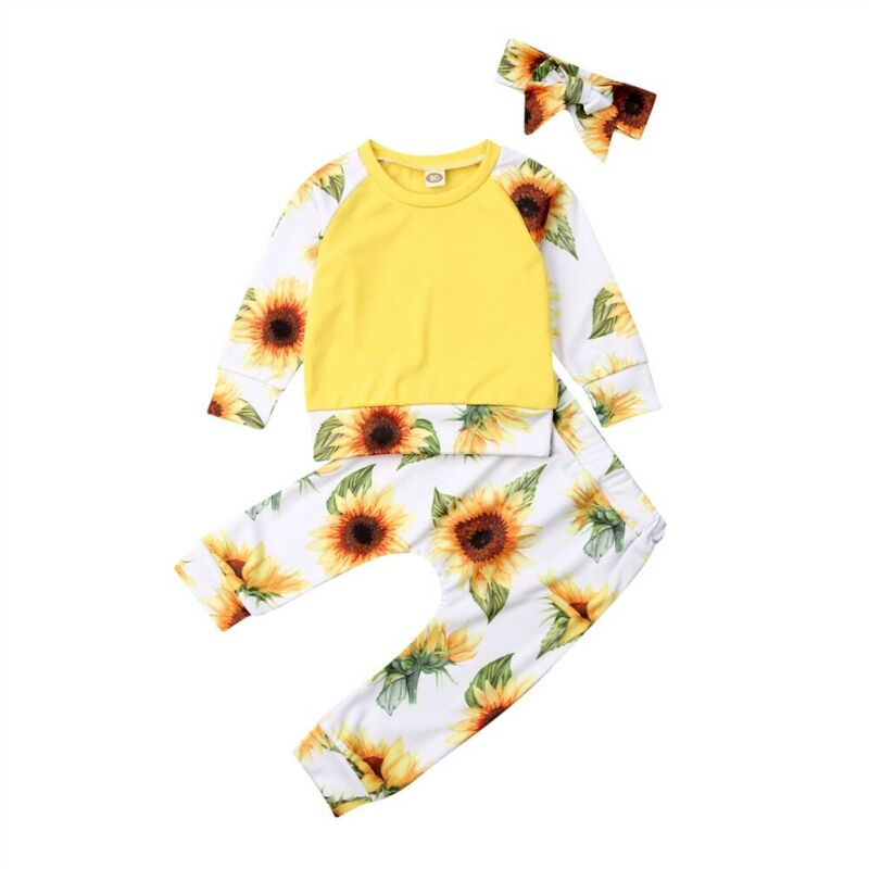 Autumn Baby Clothes  3PCS Kid Baby Girls Clothes