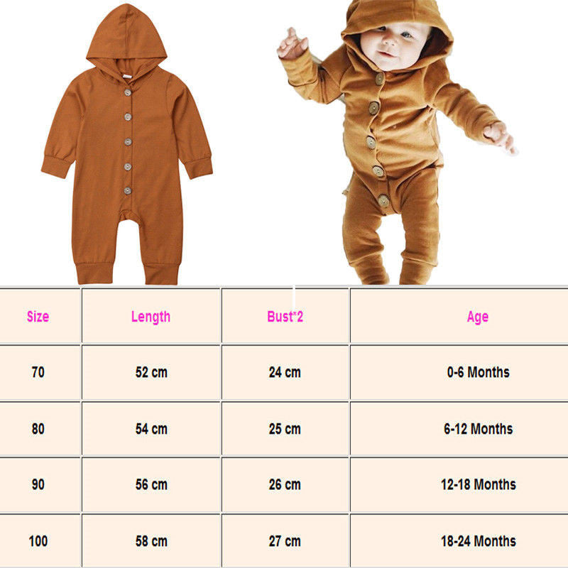 Casual Newborn Cotton Clothes Kids Baby Boy Girl