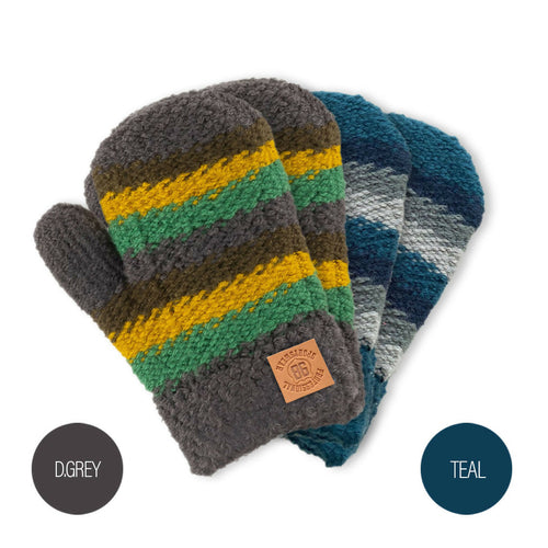 Soft Knit Mittens for Baby or Toddler - 2 Pack Gloves for Kids