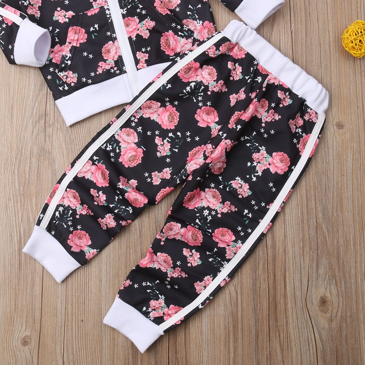 Kids Little Girls Floral Clothes Sets Toddler Baby