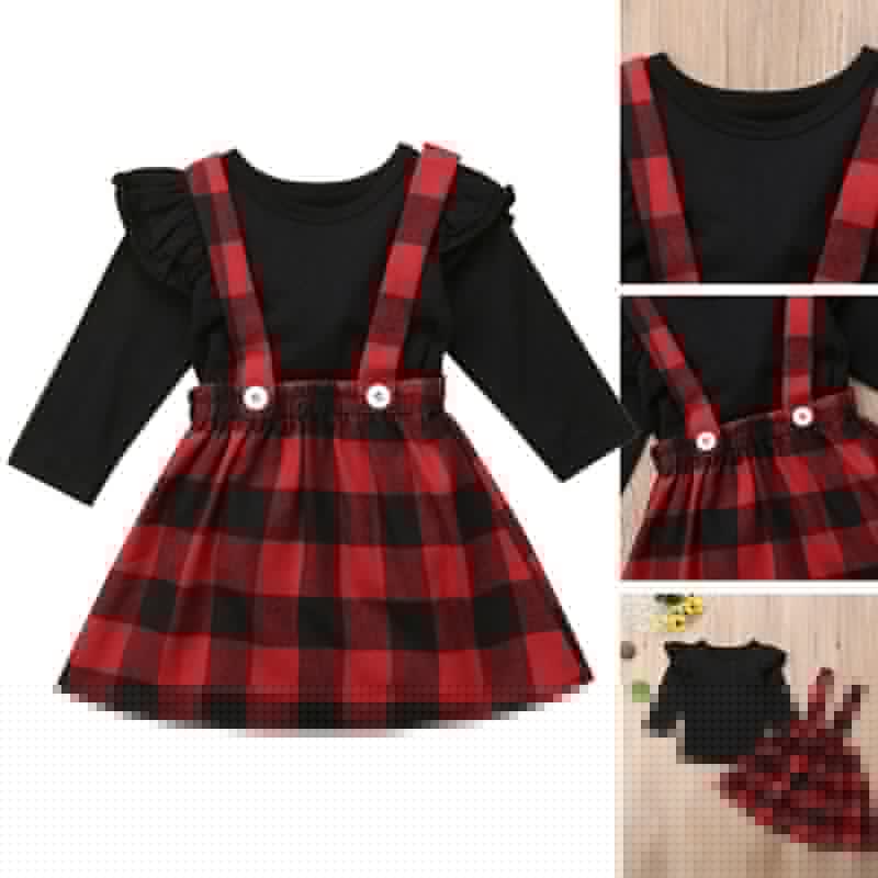 Newborn Toddler Kids Baby Girls Clothes Set 2pcs